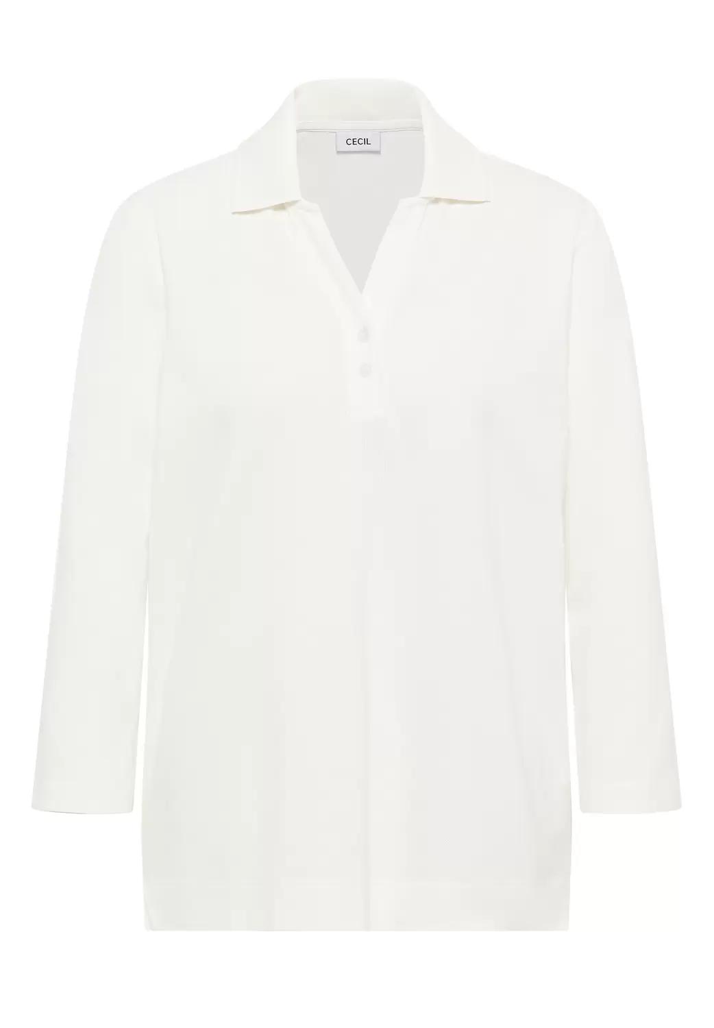 Poloshirt mit Knopfdetail