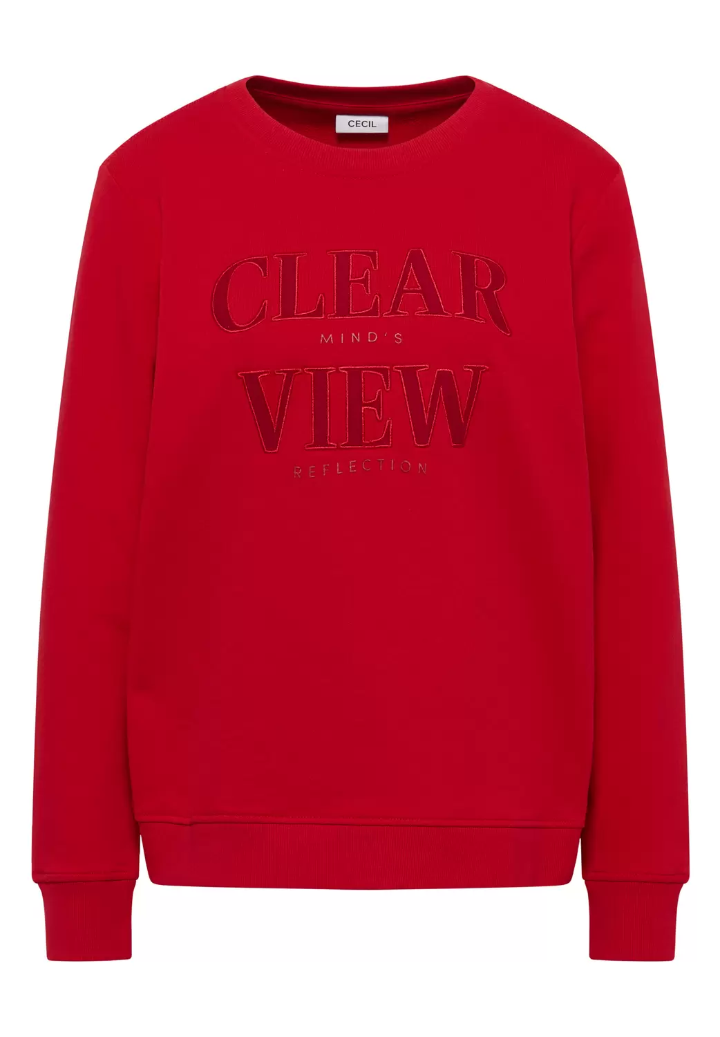 TOS_Sweatshirt w. Chest Artwor - 36953/fiery red
