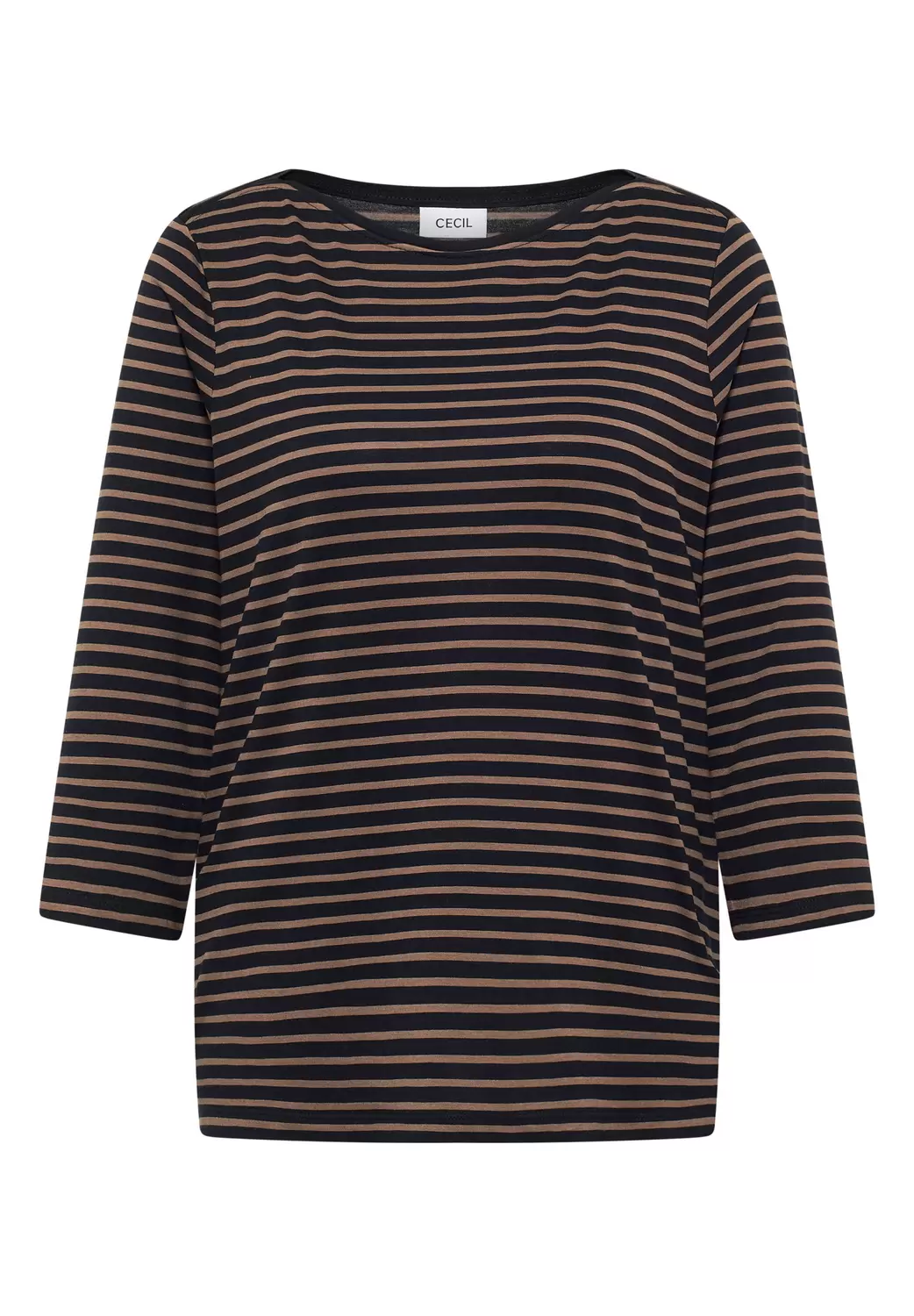 Basic Stripe Boatneck