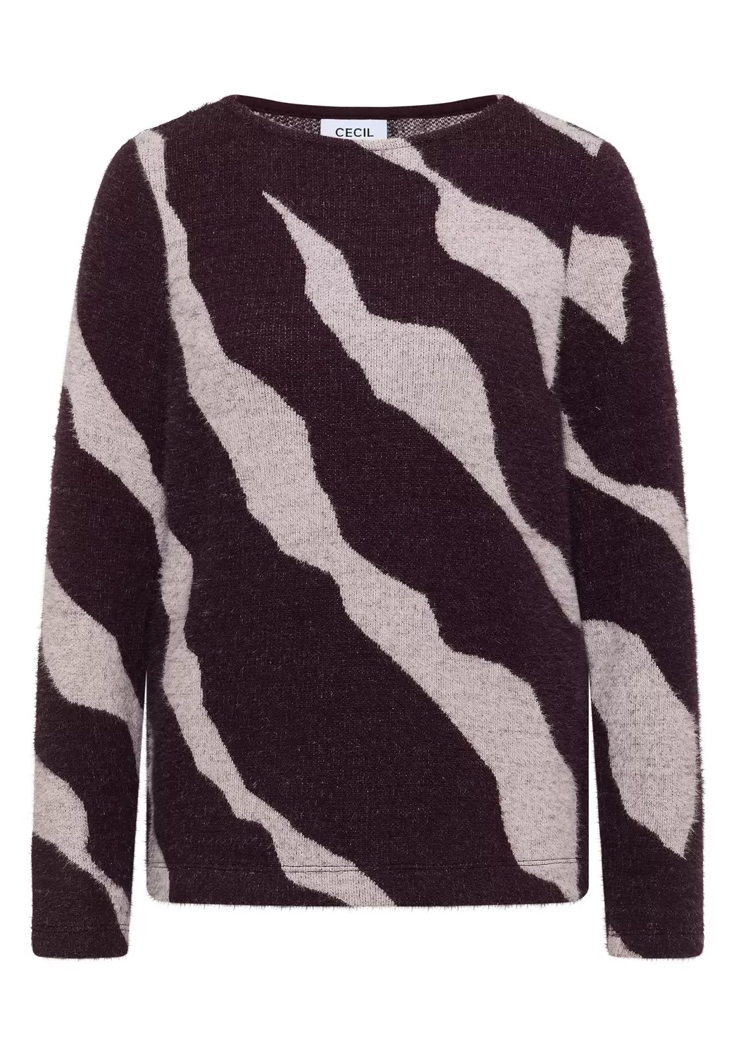 TOS Big AOP Feather Yarn T-Shi