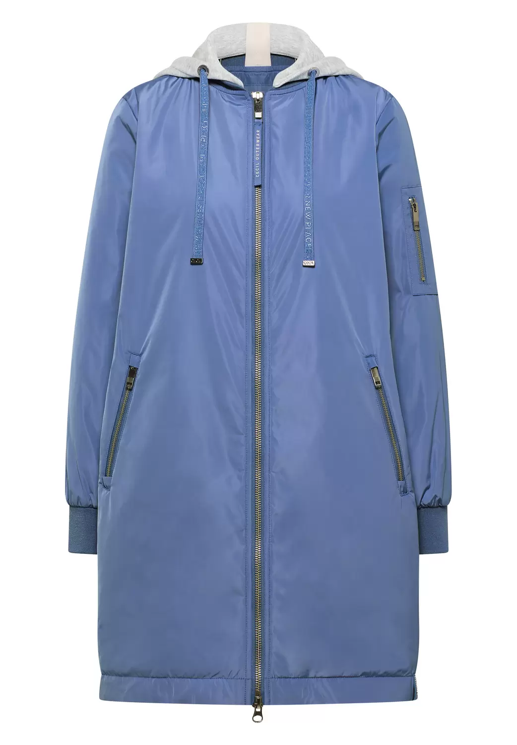 Long Blouson with sweat hood