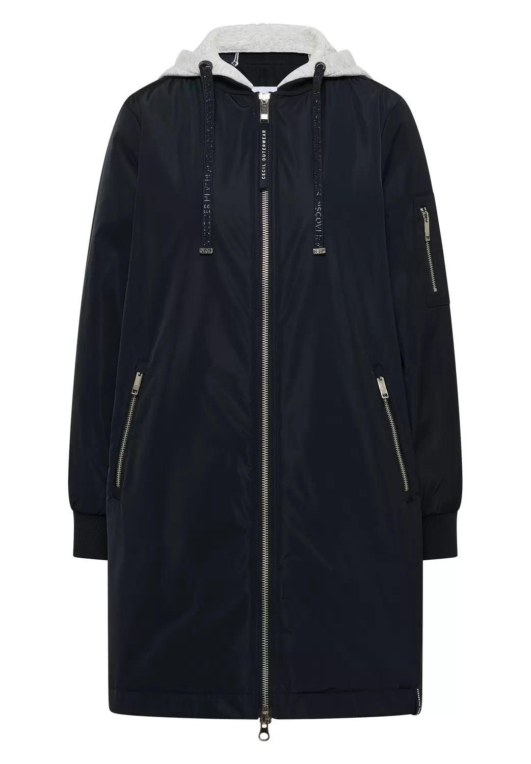 Long Blouson with sweat hood