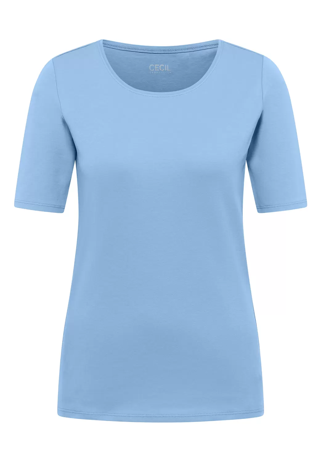 T-Shirt in Unifarbe
