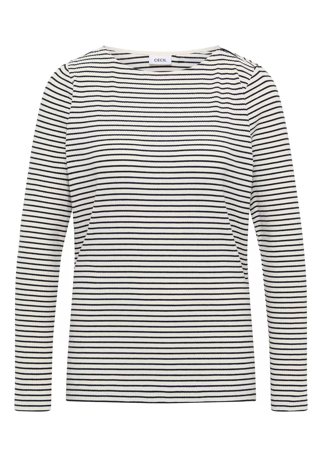 Gestreiftes Langarmshirt