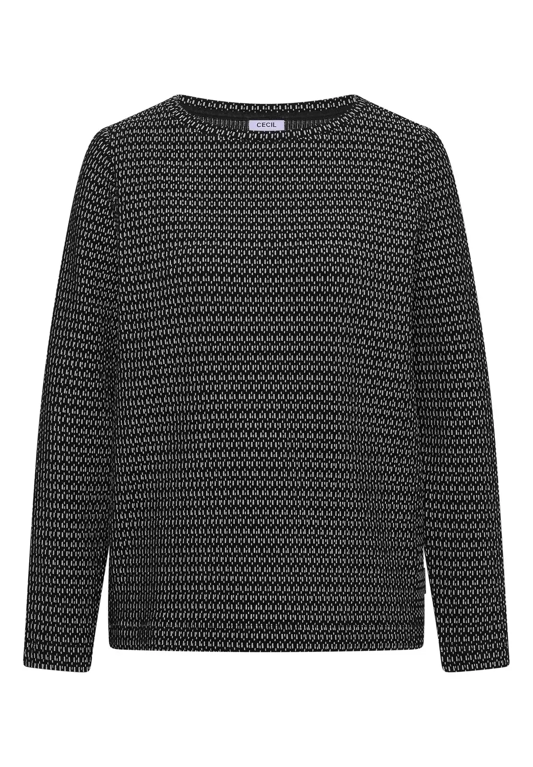 Two-Tone Strukturshirt