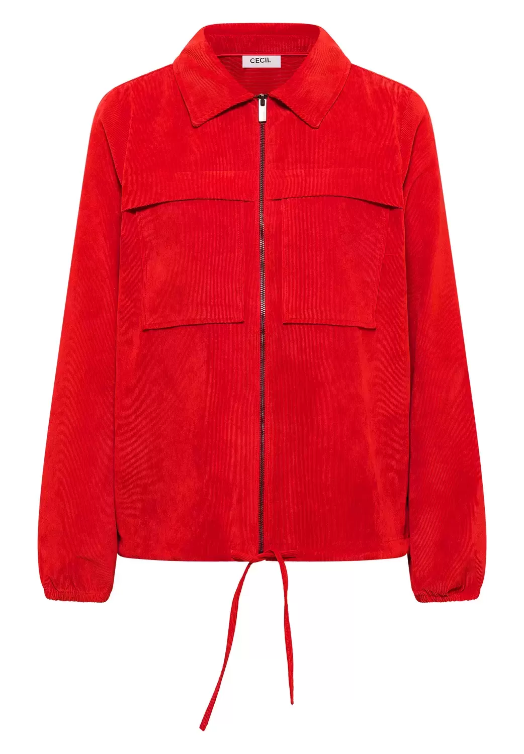 Cordjacke mit Tunnelzug