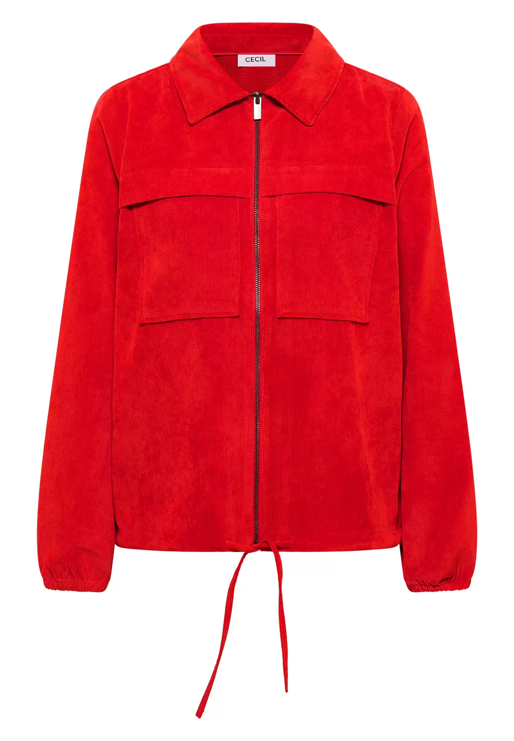 Cordjacke mit Tunnelzug