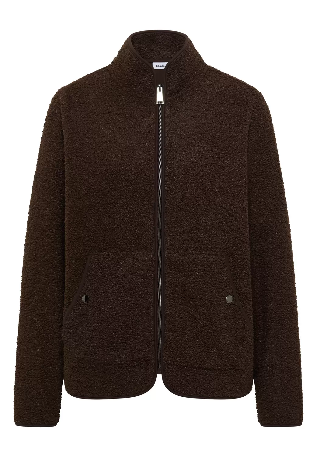 Softe Jacke mit Zipper