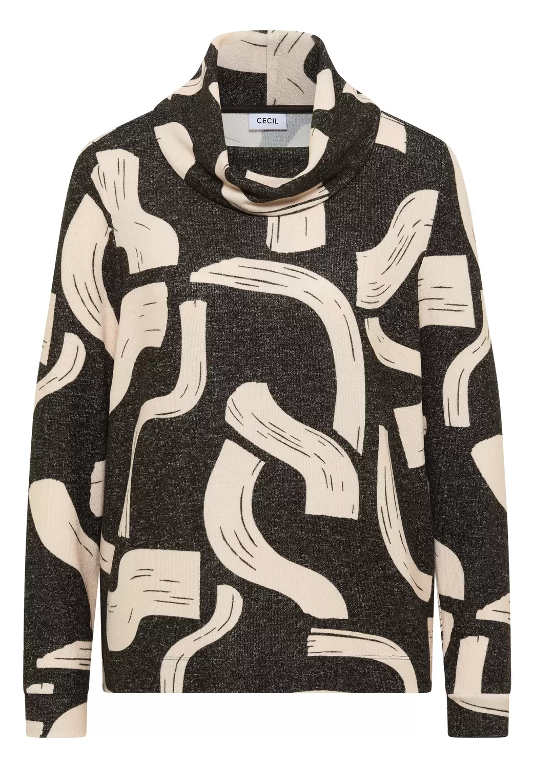 TOS Cozy Melange AOP Big Colla female