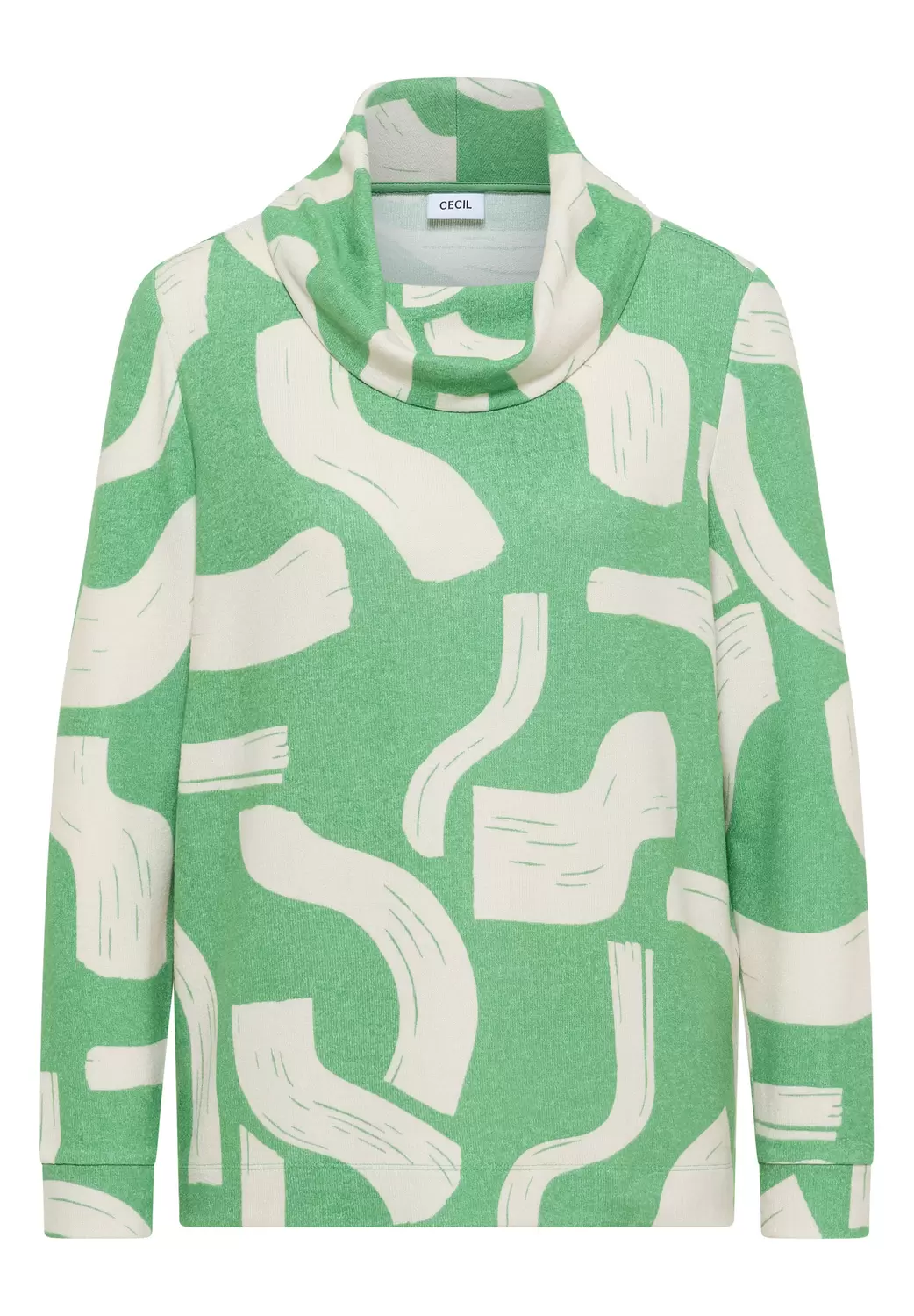 Gemustertes Melange Shirt