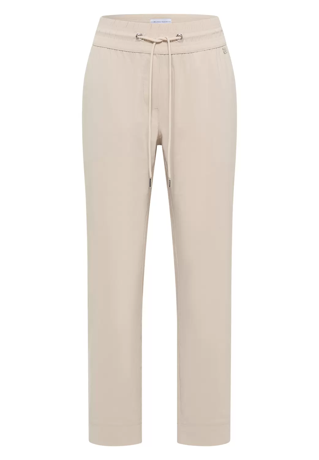 Mid Waist Slim Leg Hose im Casual Fit