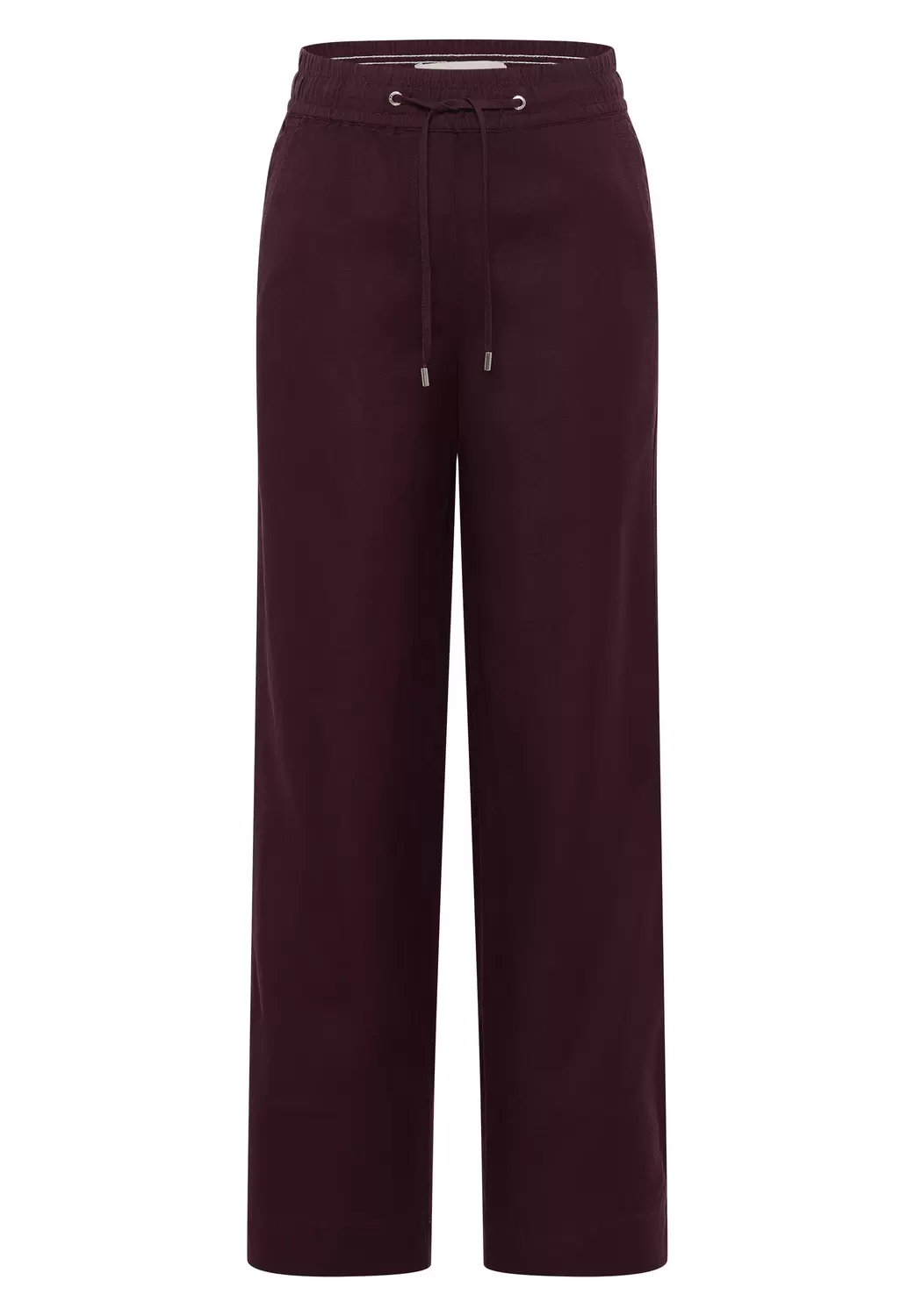 Wide Leg Hose im Loose Fit aus Leinenmix