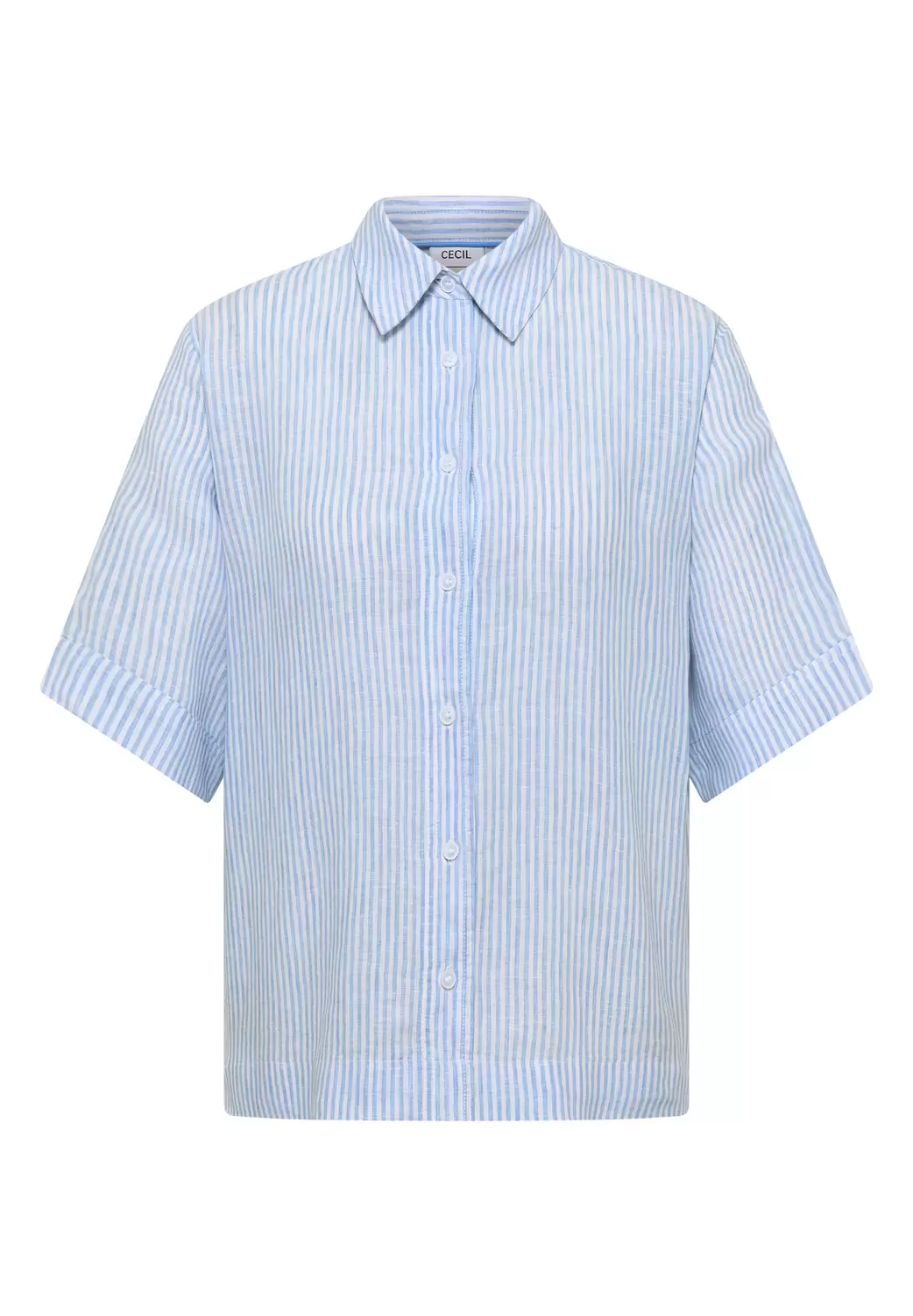 LINEN_Stripe Shirt Sleeve