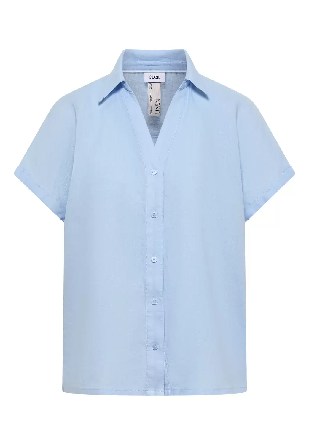 LINEN_Solid Dropped Shoulder B