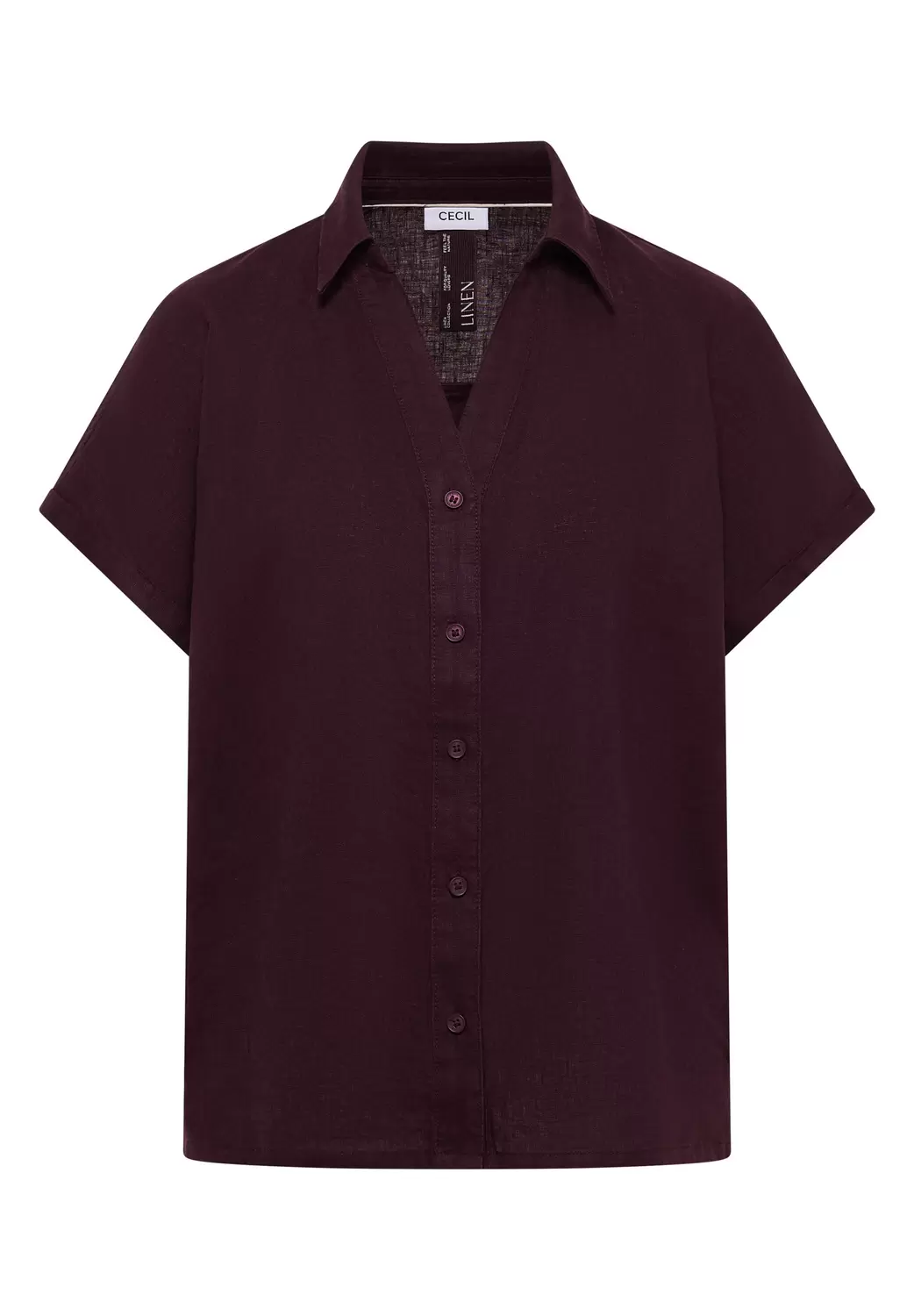 LINEN_Solid Dropped Shoulder B