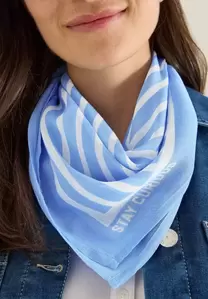 Printed Bandana - 27372/fountain blue