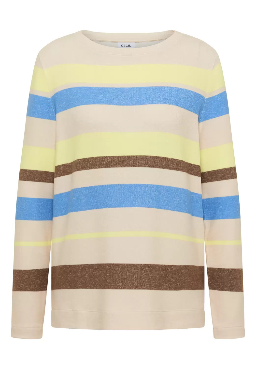 Cosy Multistripe Boatneck