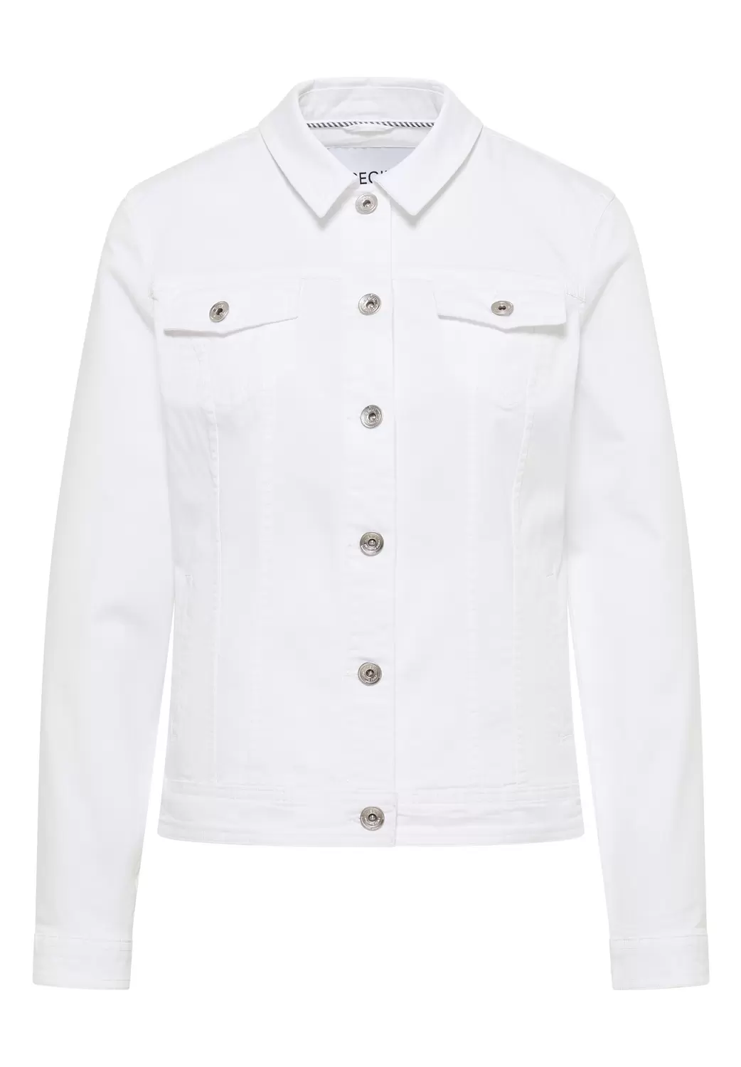 Jeansjacke mit Brusttaschen und Knöpfen