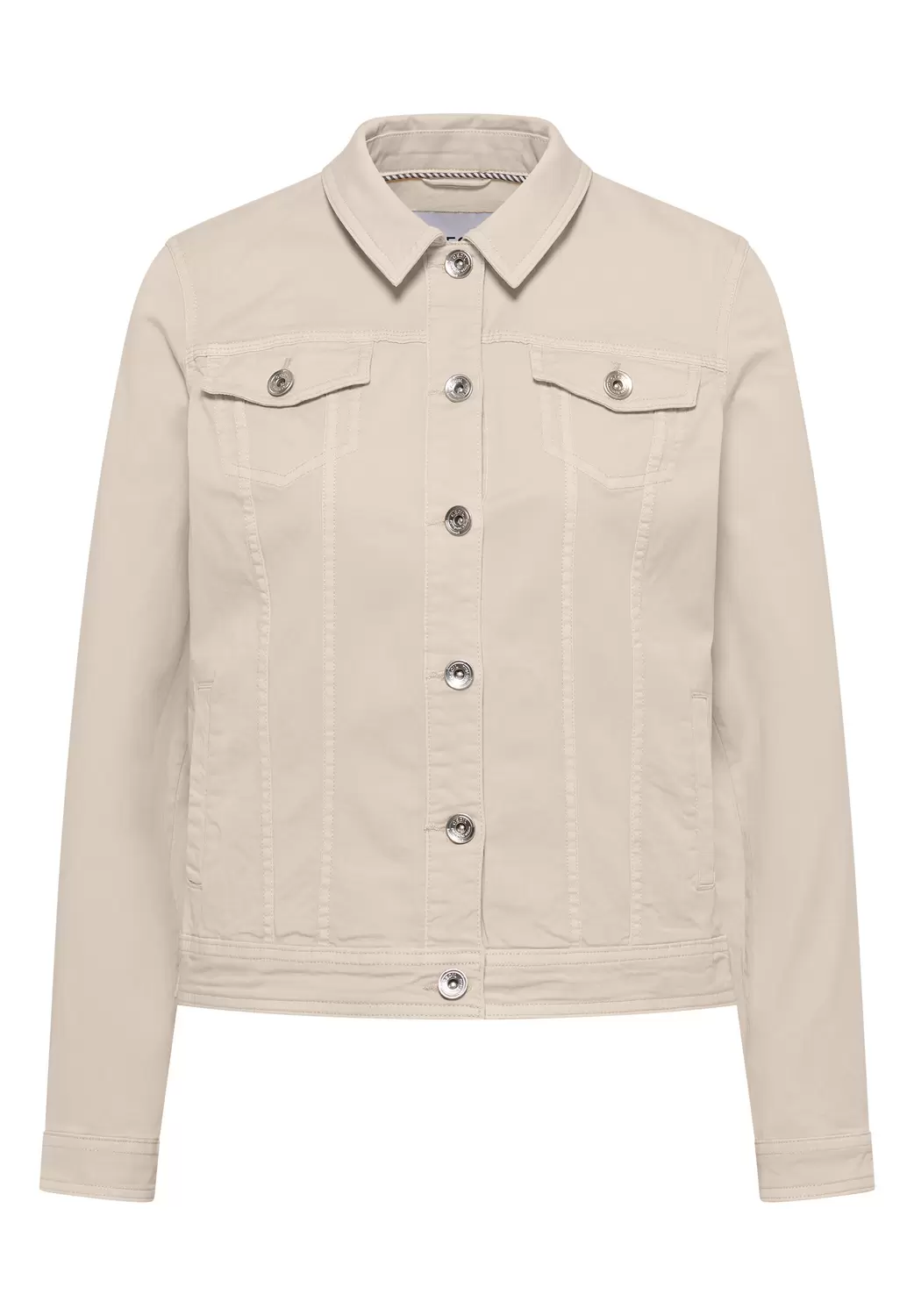 Jeansjacke mit Brusttaschen und Knöpfen