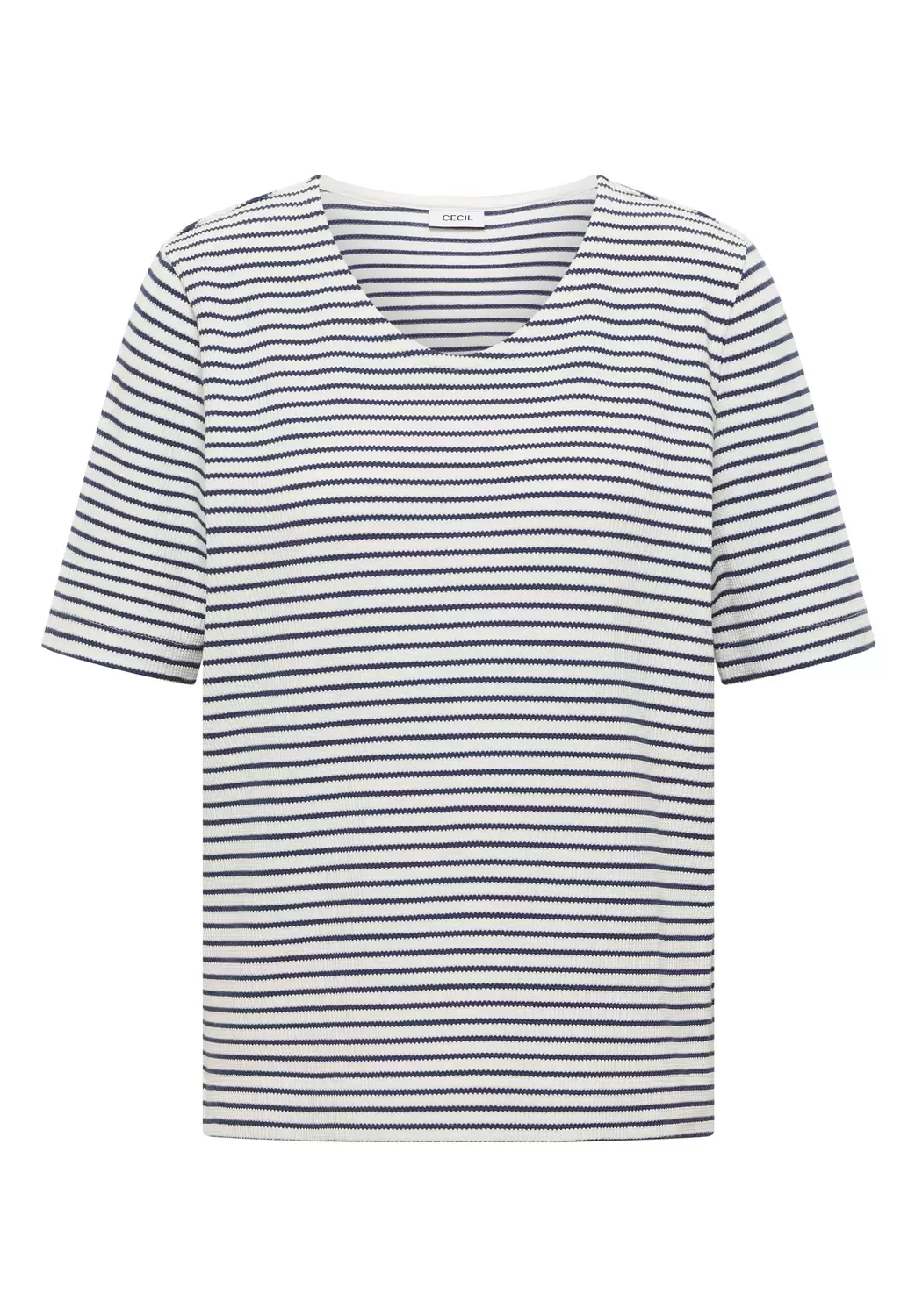 Striped Waffle Shirt female