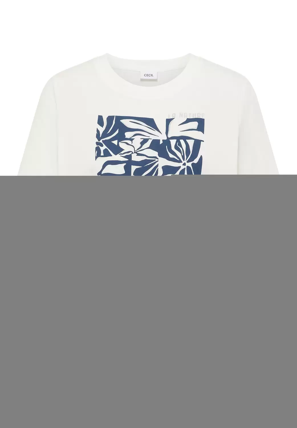 T-Shirt mit Rundhals und Frontprint