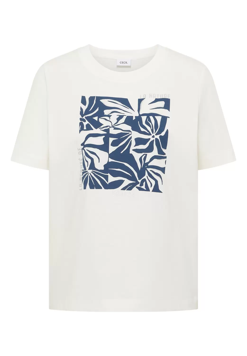 T-Shirt mit Rundhals und Frontprint