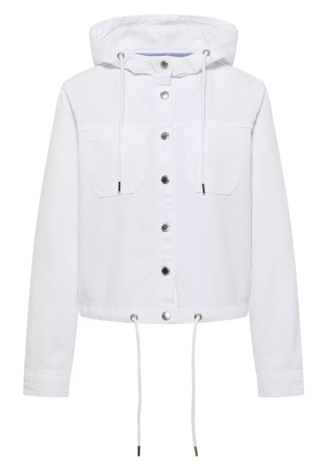 Overshirt mit Kapuze und Tunnelzug