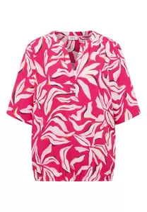 TOS Splitneck Print Blouse
