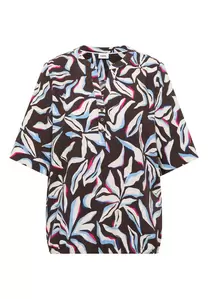 TOS Splitneck Print Blouse