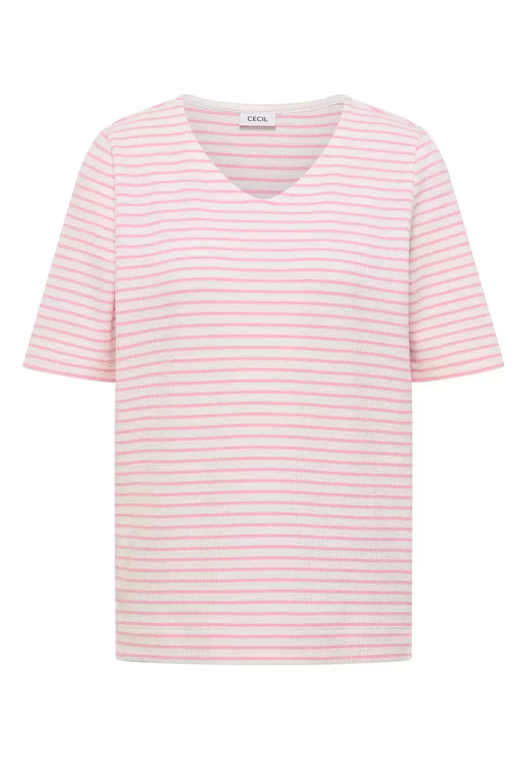 Striped Waffle Shirt female