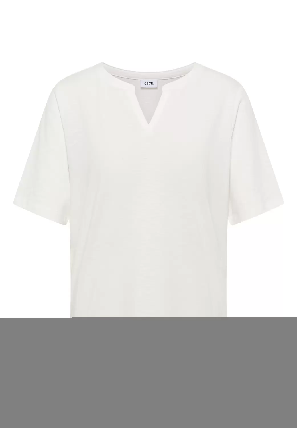 EOS_Solid Tunic with Splitneck female