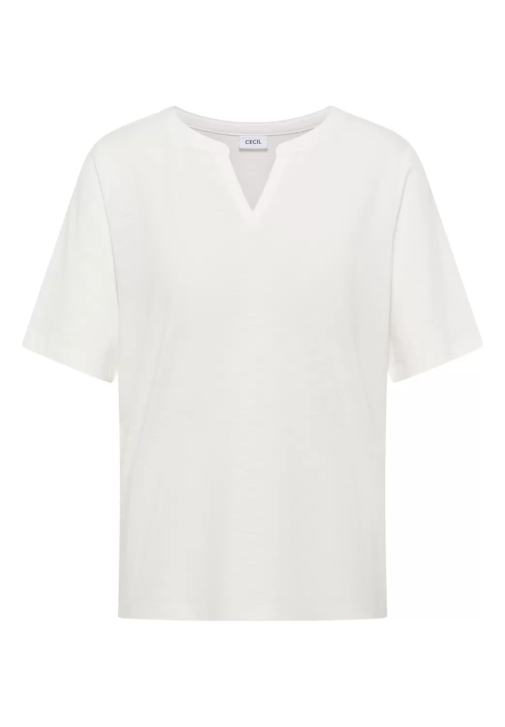 EOS_Solid Tunic with Splitneck