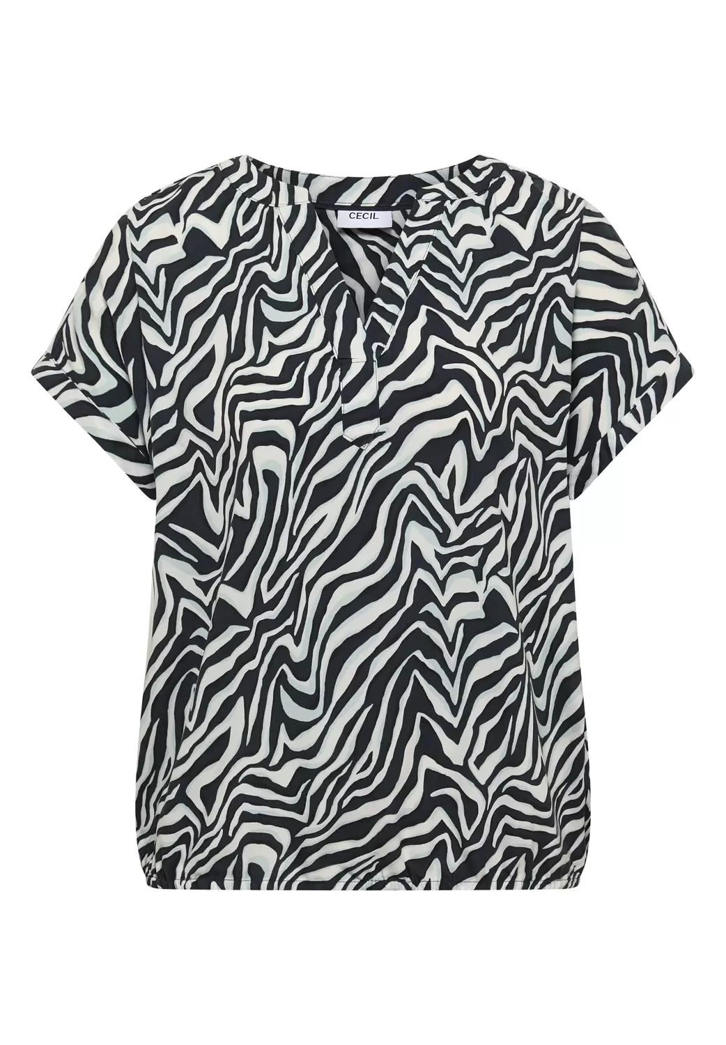 EOS_small zebra Printed Blouse female
