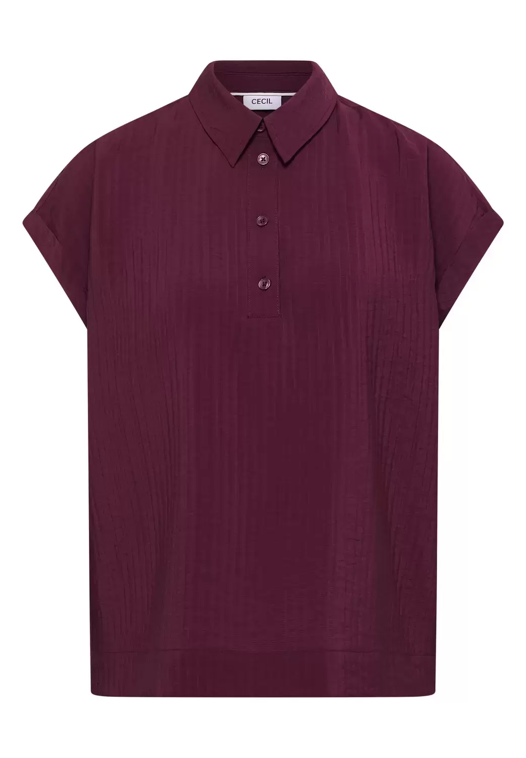 Dropped Shoulder Bluse mit Struktur