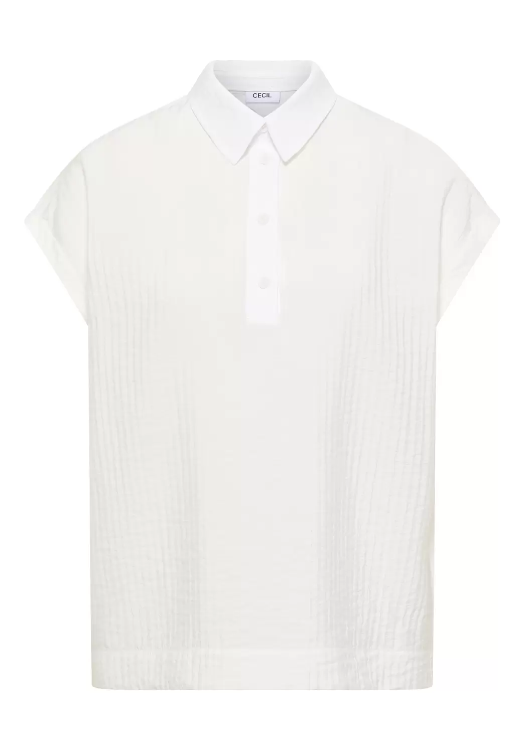 Dropped Shoulder Bluse mit Struktur