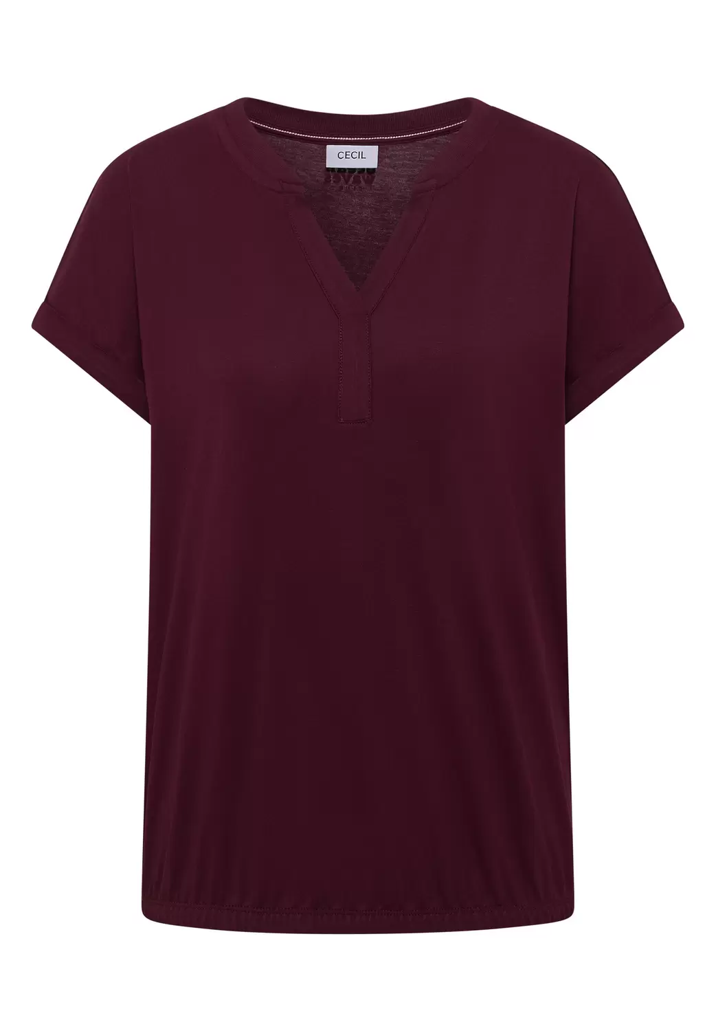 NOS Solid Rib Collar Tunic