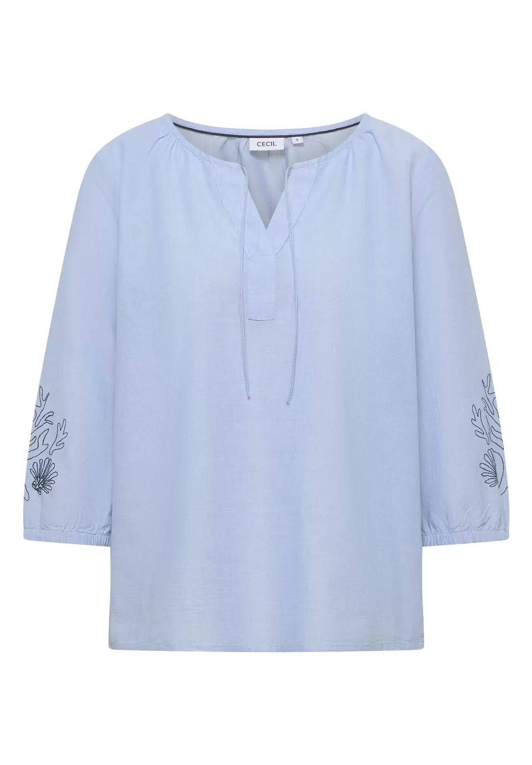 Chambray Deco Blouse female