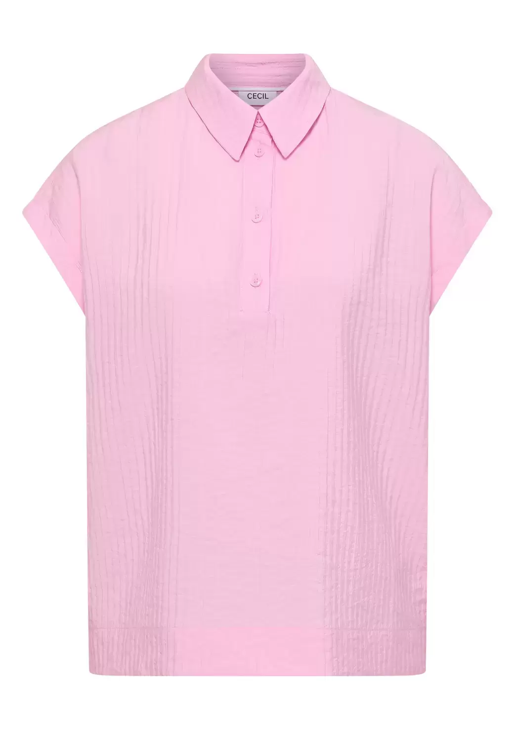 TOS Solid Collar Blouse female