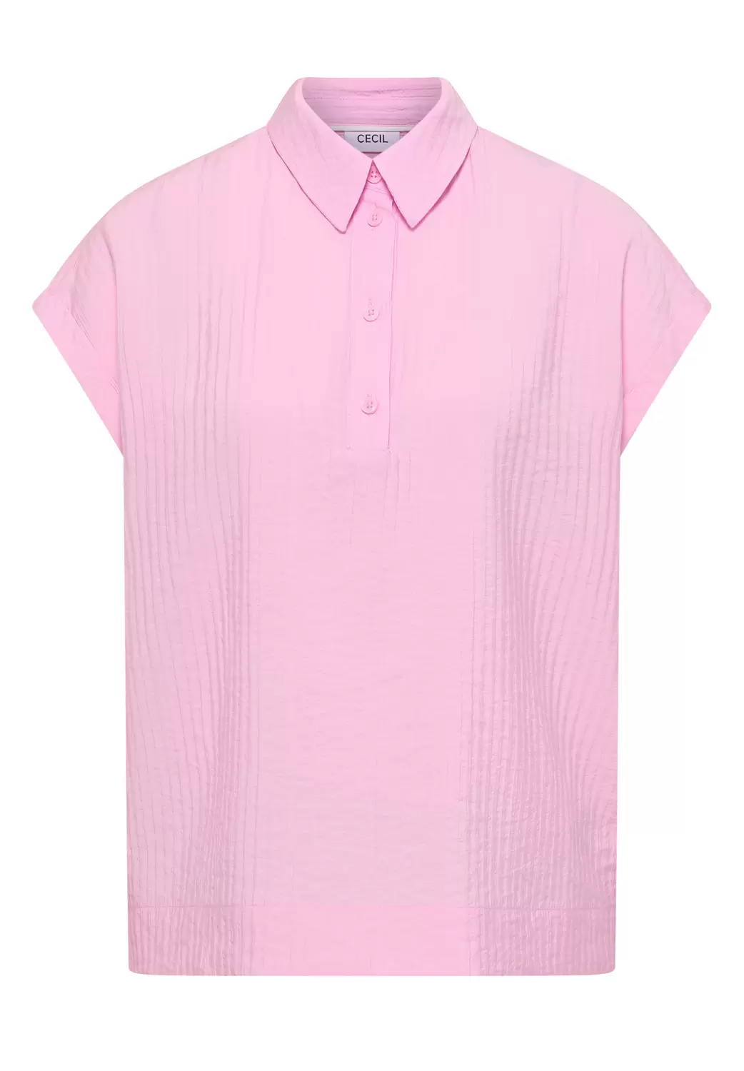 TOS Solid Collar Blouse