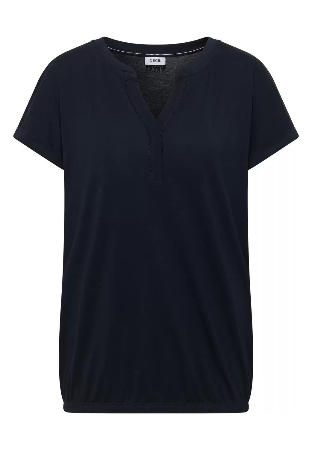 NOS Solid Rib Collar Tunic