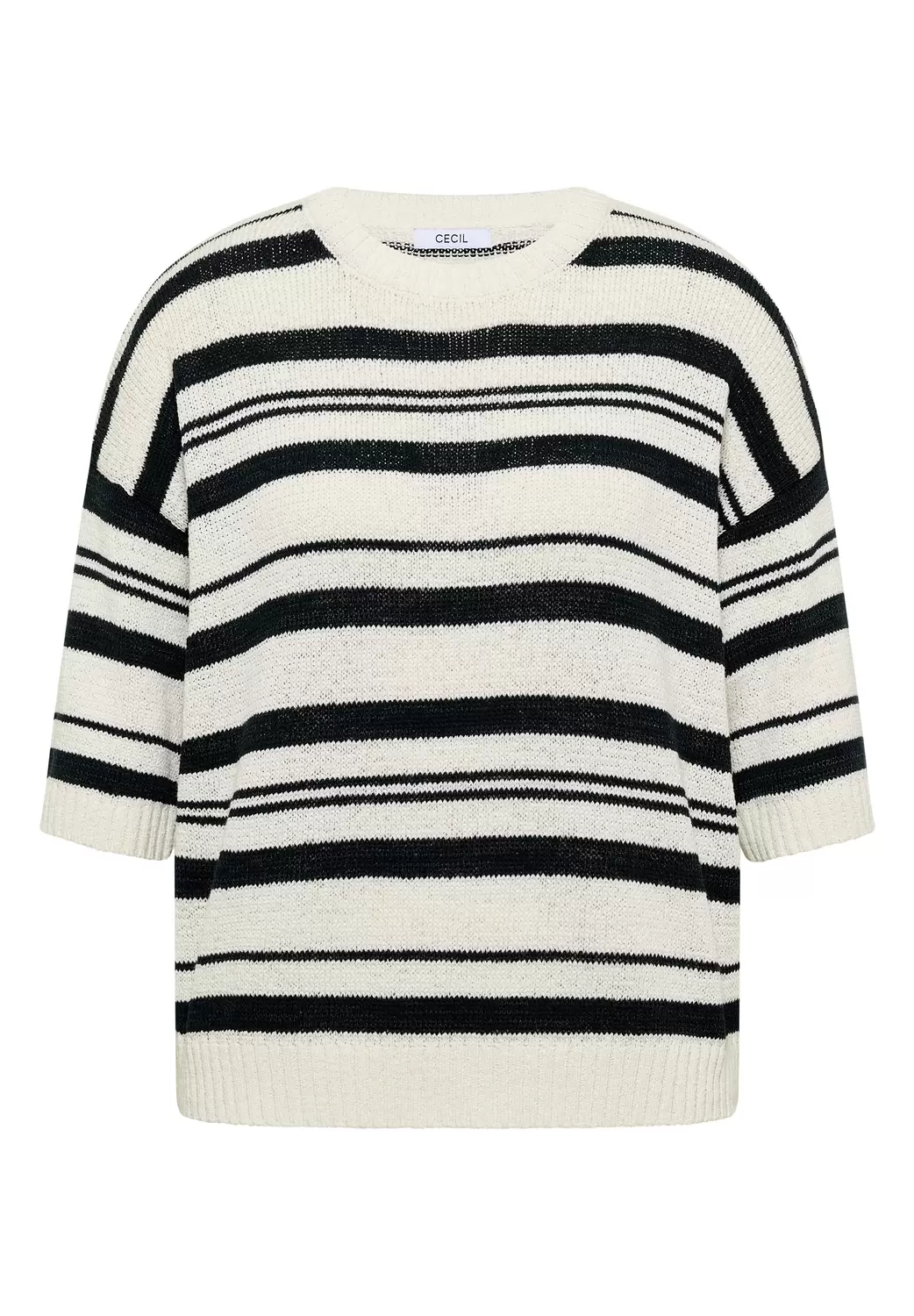 Striped Tapeyarn Pullover