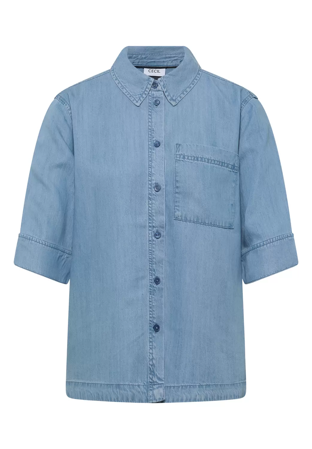 TOS Denim Look Blouse