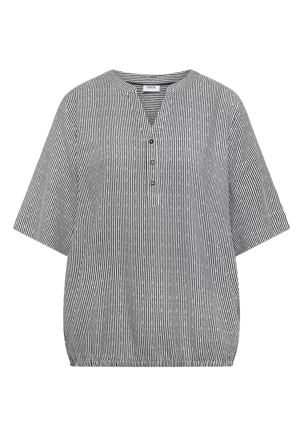 TOS Printed Stripe Blouse