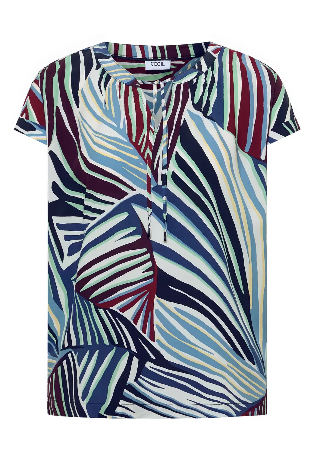 AOP Dropped Shoulder Blouse