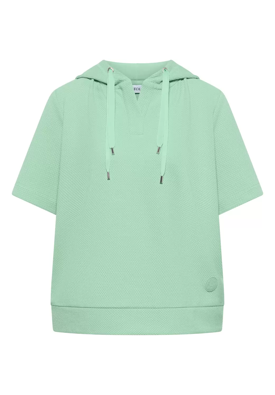 Kurzarm Sweatshirt mit Kapuze