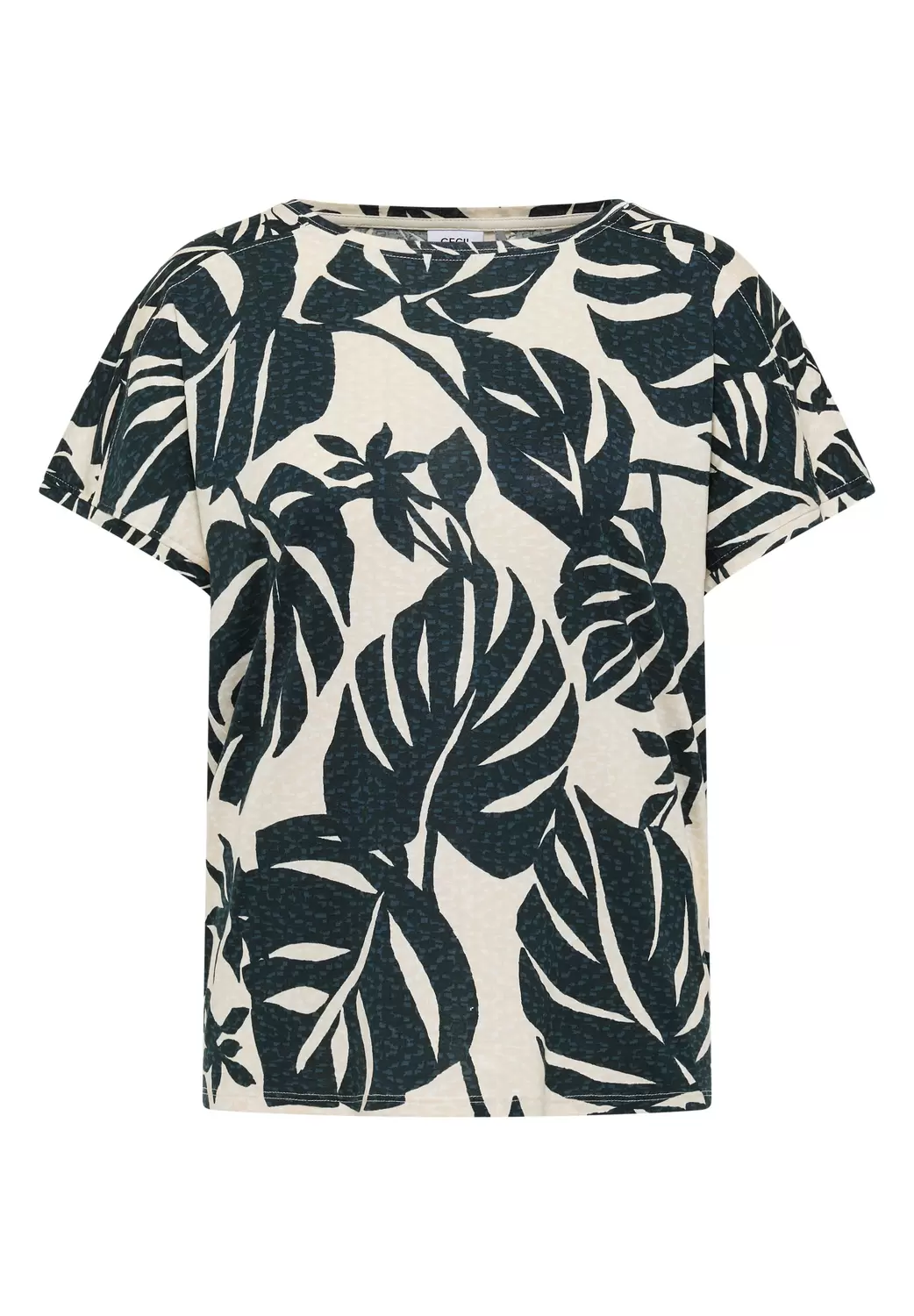 TOS AOP Print Mix T-Shirt female