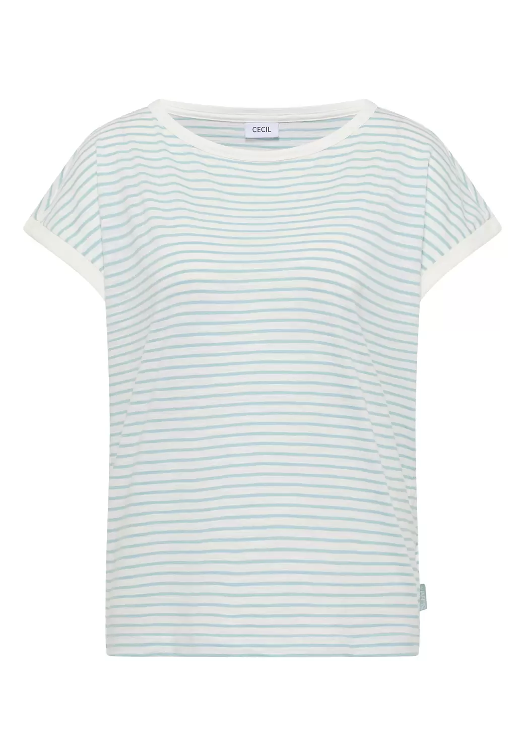 TOS Striped Turn-Up Shirt female