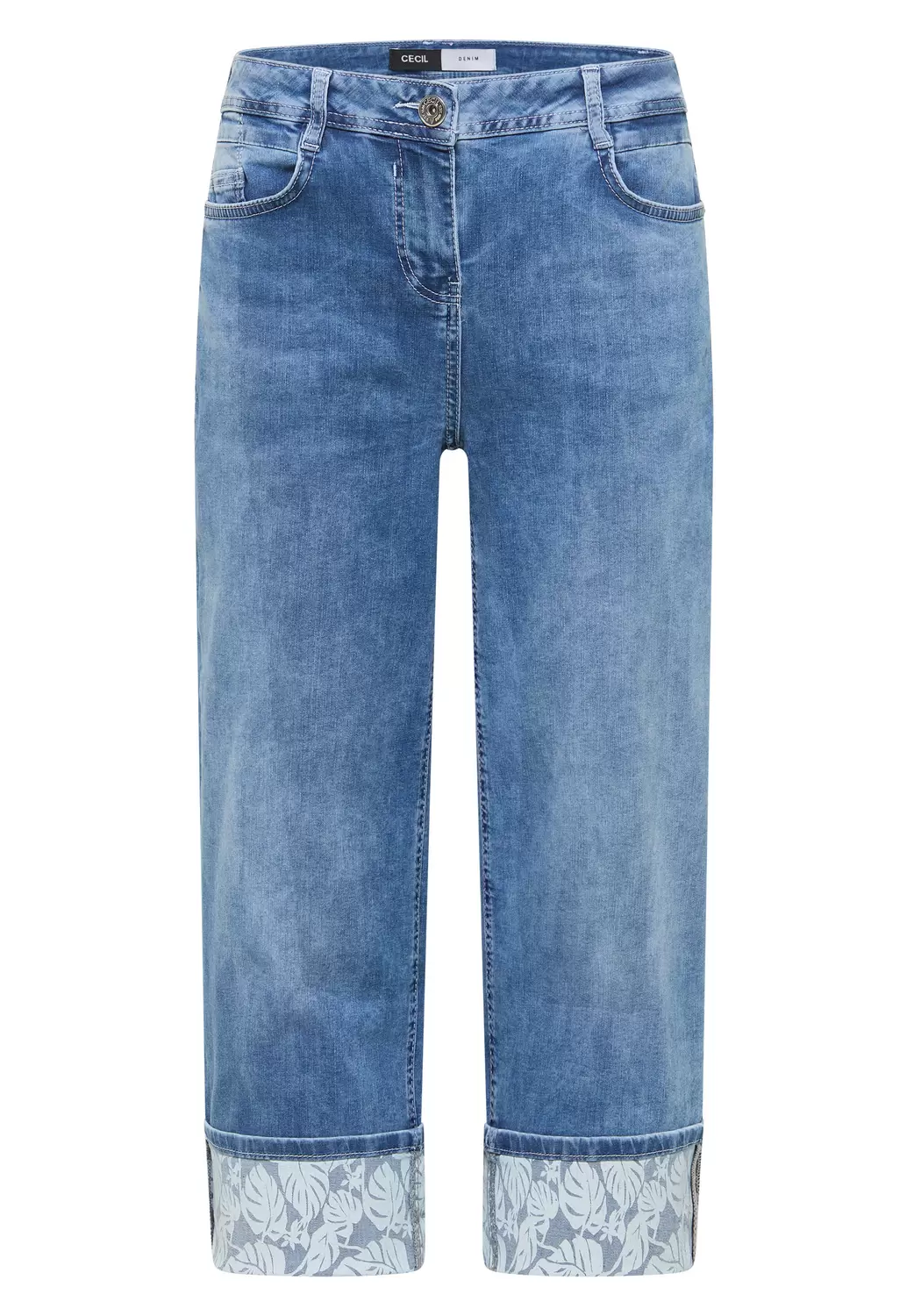 Style Neele Mid Blue Turn Up female
