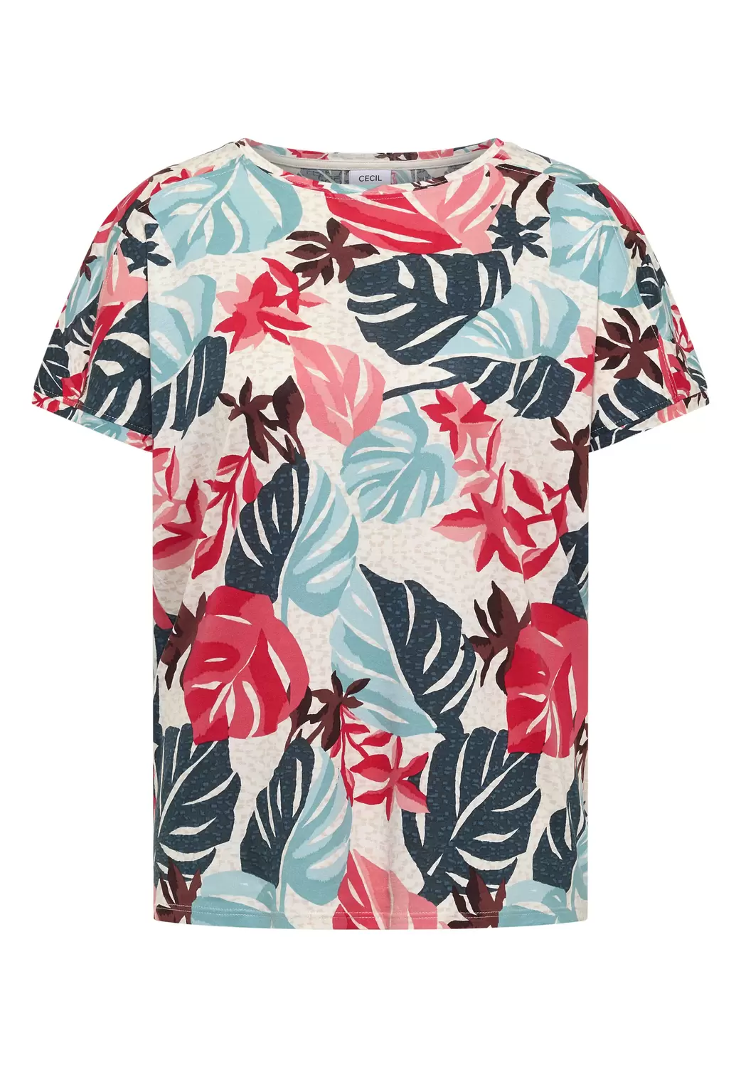 TOS AOP Print Mix T-Shirt