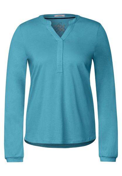 Solid Longsleeve Tunic - 14409/aquatic blue